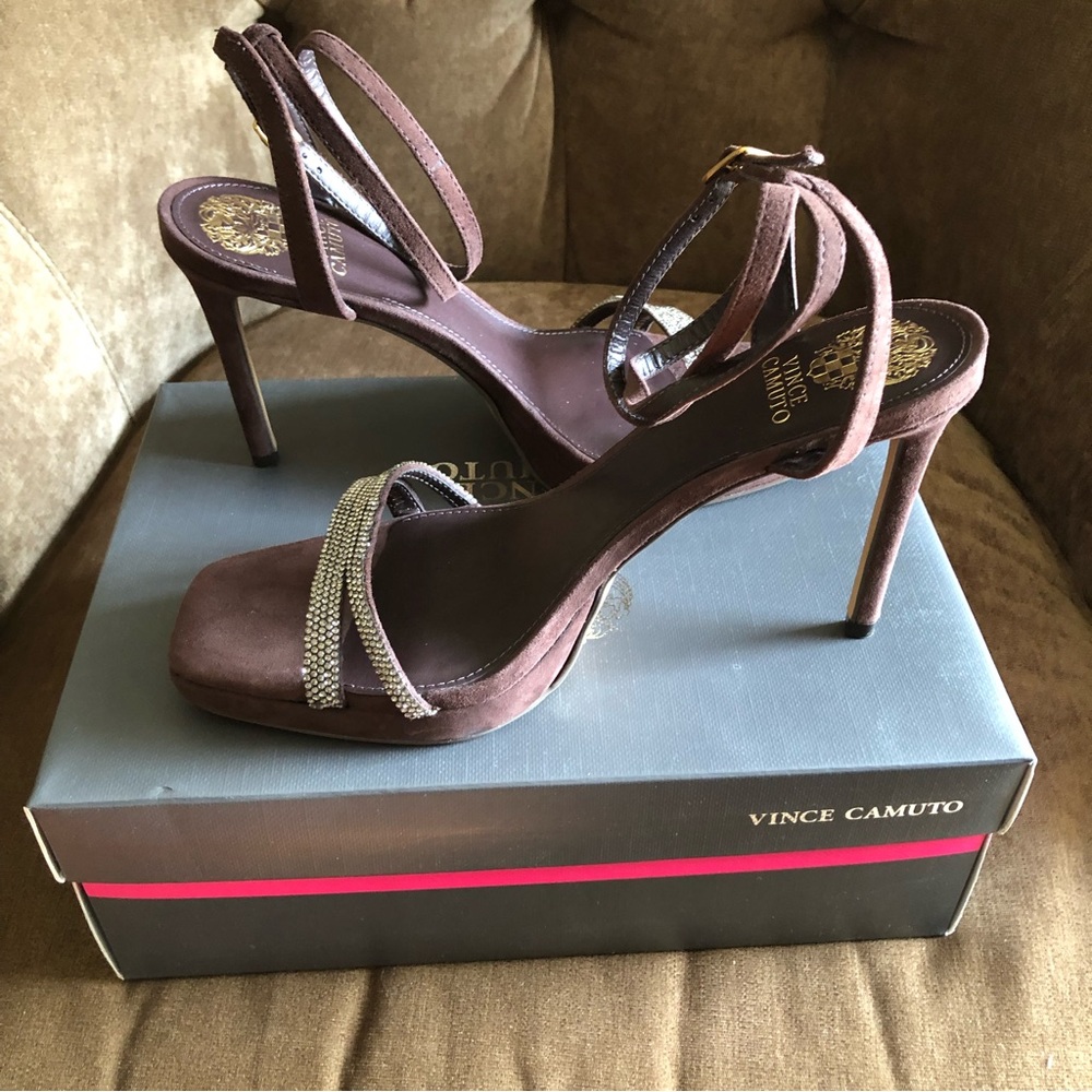 SOLD Vince Camuto Square Toe Heels
